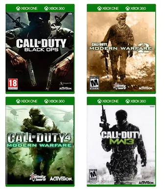 Pack 4x Call of Duty Xbox One Mídia Digital - Imagem 1