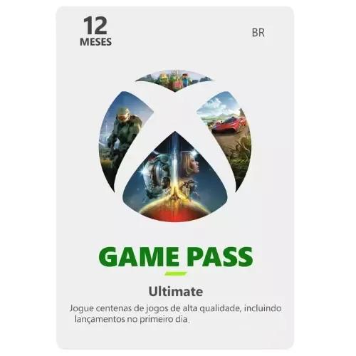 Xbox Game Pass Ultimate 1 ano - Mídia Digital Xbox One / Xbox Séries X/S - Imagem 1